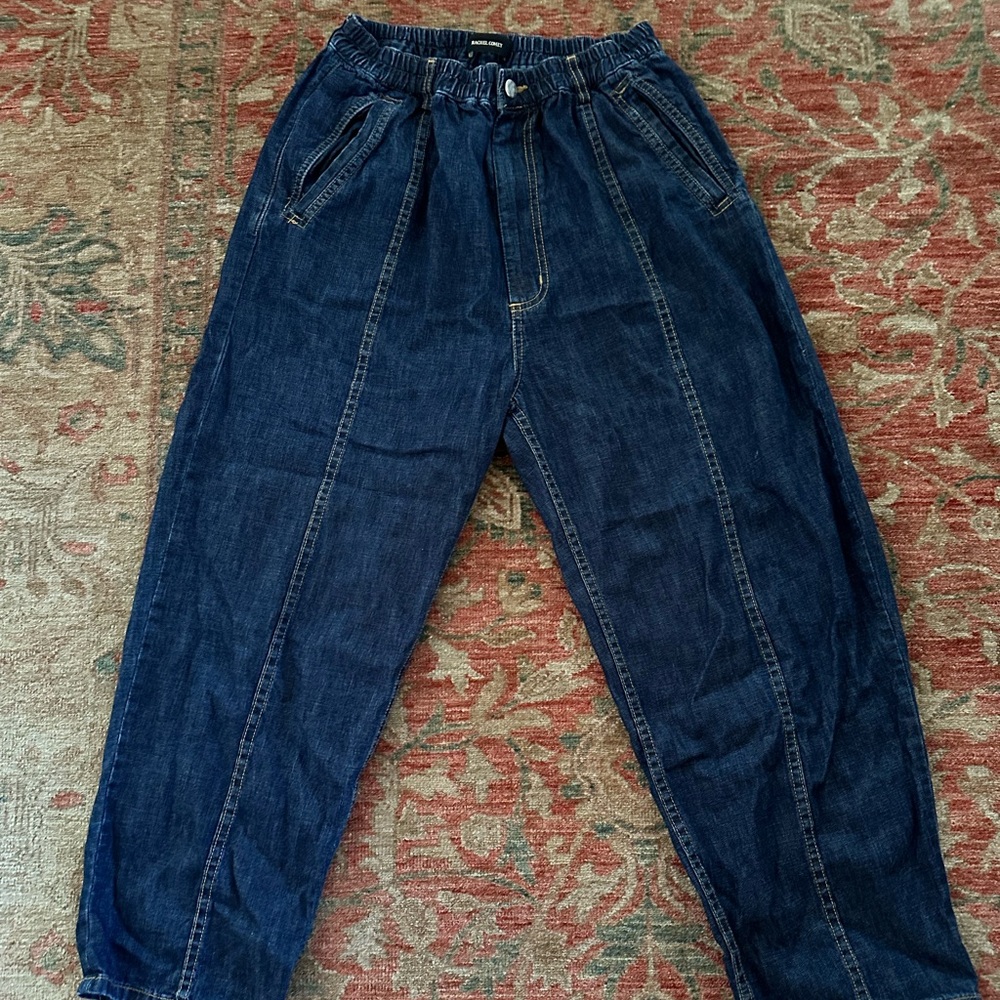 Rachel Comey Dark Blue Cropped Ankle Jeans